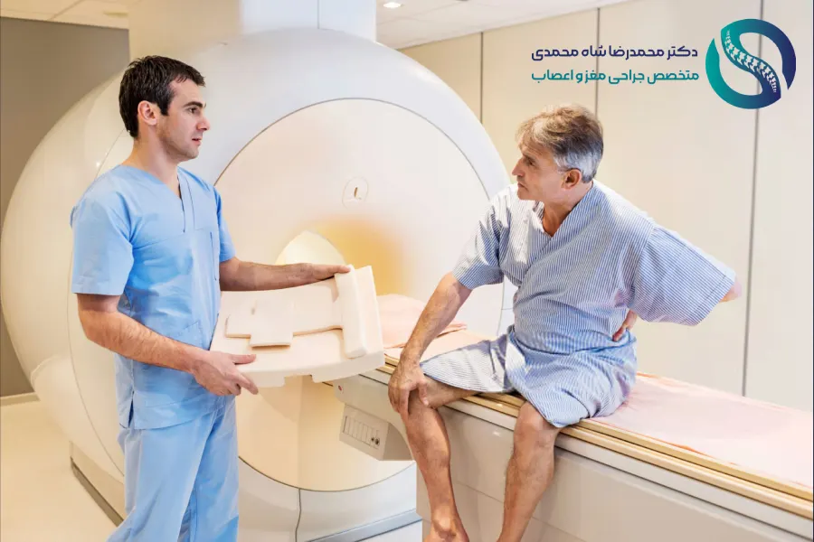 MRI برای تشخیص تنگی کانال نخاعی کمر - دکتر شاه محمدی جراح دیسک کمر
