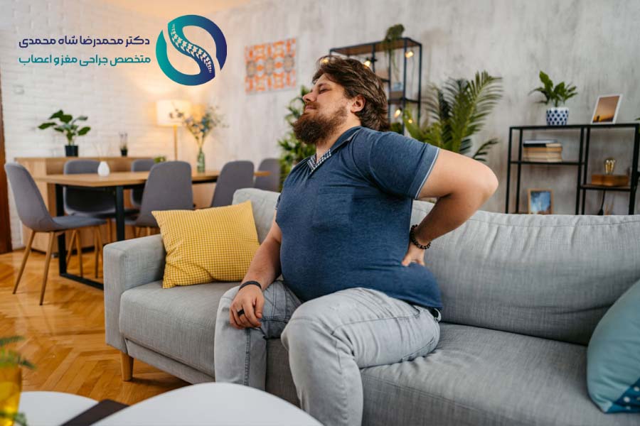 تاثیر اضافه وزن و چاقی بر دیسک کمر - دکتر محمدرضا شاه محمدی